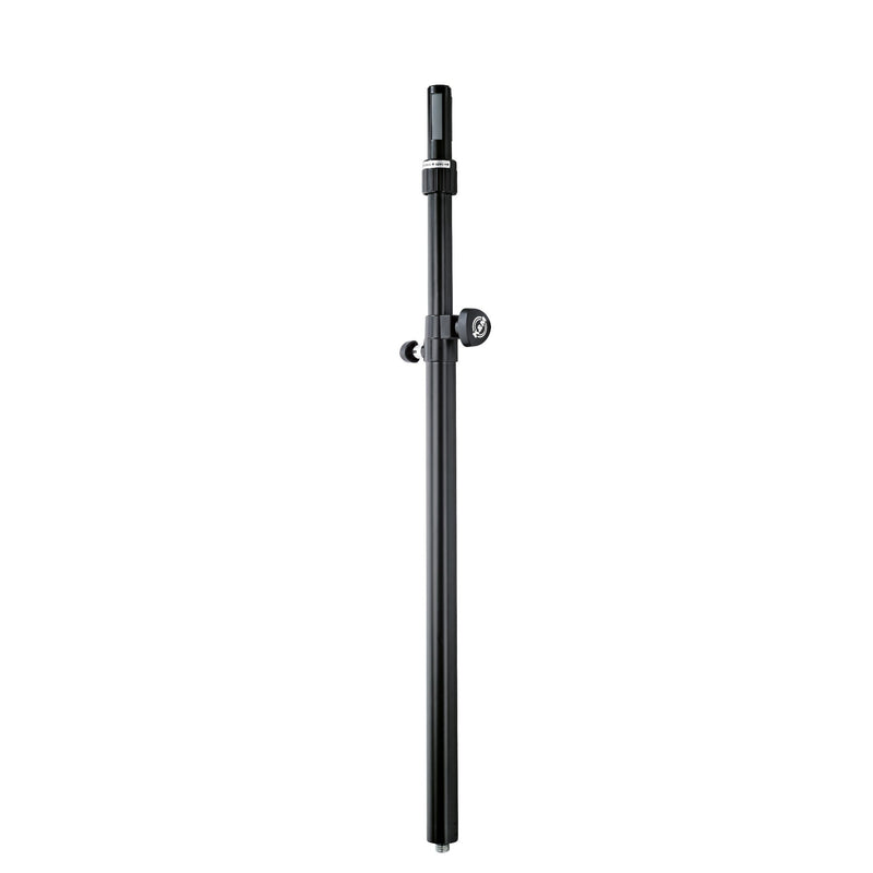 K&M 21367-Black Adjustable Steel Distance Rod w/Ring Lock