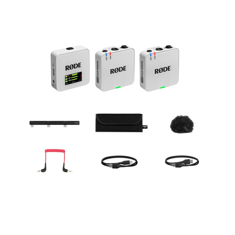 Rode Wireless GO (Gen 3) Compact Wireless Microphone White