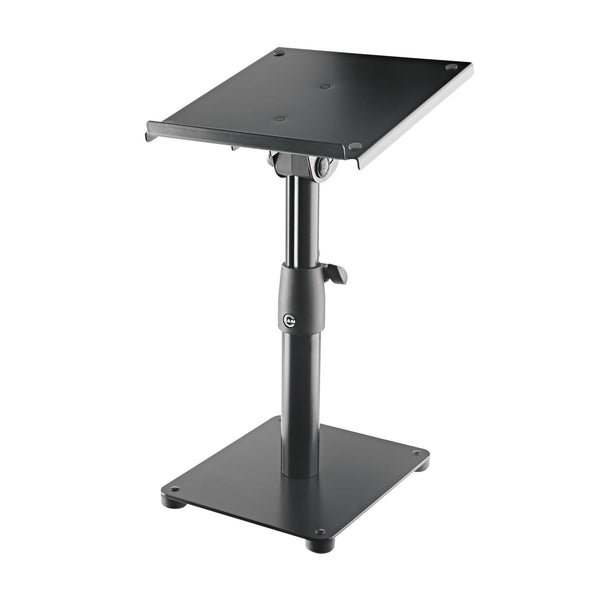 K&M 26776-Black Tiltable Table Monitor Stand 25kg Rated