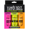 Ernie Ball EB Instrument Care 3-Pack w/Cloth