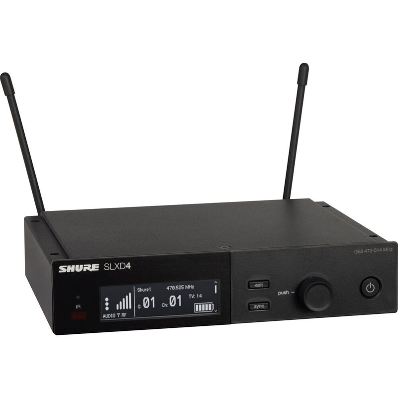 Shure SLXD14/85M-J52 Digital Wireless System WL185m Mic J52