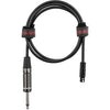 Gator GCWC-TA4F-3 1/4" Strt To Ta4F Instrument Cable 3Ft