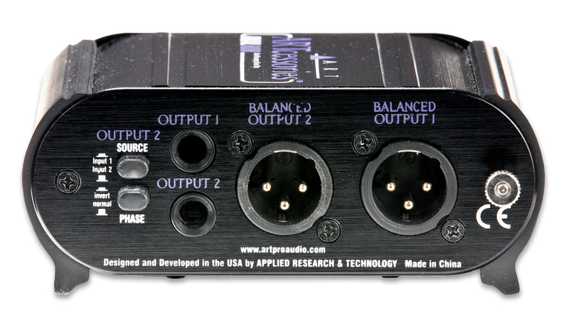 Isolate Di Box Art Pro Audio DUALRDB Transformer Isolated DI Box