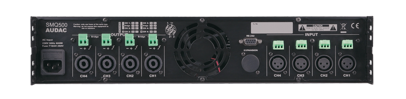 Audac ADC-SMQ500 - WaveDynamics Power Amplifier 4 x 500W