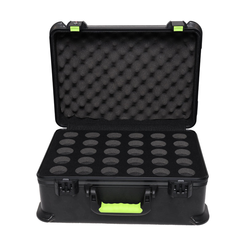 Gator SH-MICCASE30 Molded Case with Drops for 30 Wired Mics