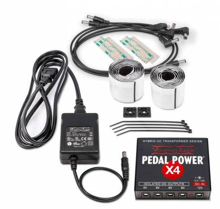 Voodoo Lab Dingbat Tiny Pedalboard Wth Pedal Power X4