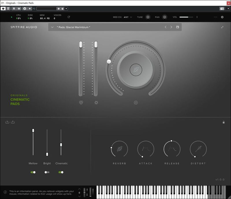 Spitfire Audio Originals Cinematic Pads