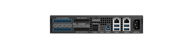 Processeur d'E/S réseau et analogique QSC Q-SYS CORE-8-FLEX