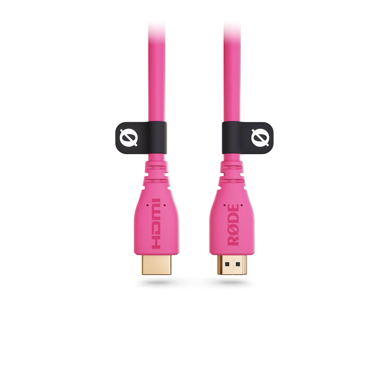 Rode 3M - 2.0 HDMI Premium Cable, (dia 6mm) - Pink