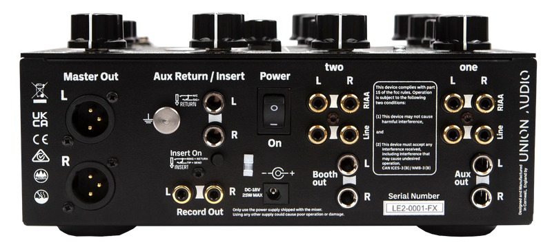 Union Audio orbit.2 LE FX - 2-channel Analog Rotary Mixer