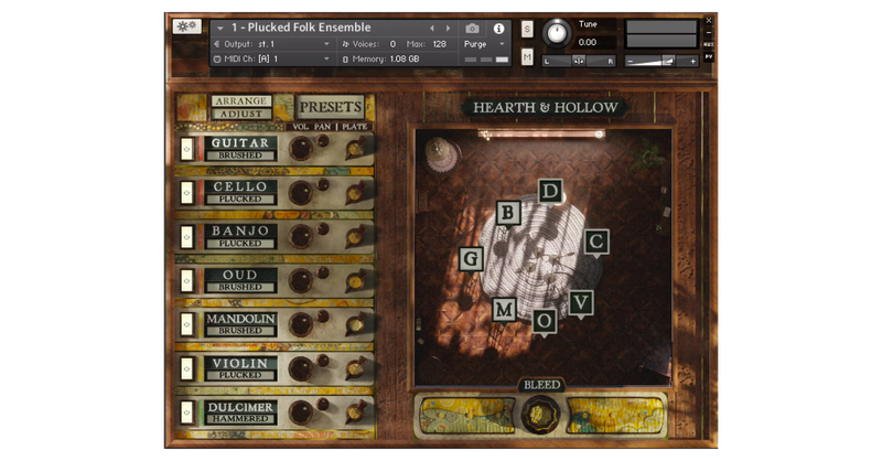 Spitfire Audio Hearth and Hollow Ñ Plucked Folk Ensemble