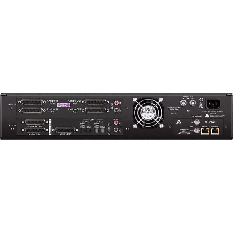 Apogee ProTools HDX + Dante Interface w/2 X 8X8 Mic/Line
