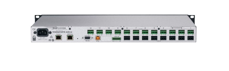 Biamp TesiraFORTÉ AVB AI DSP 12x8 IO