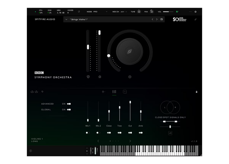 Spitfire Audio BBC Symphony Orchestra Piano Professional