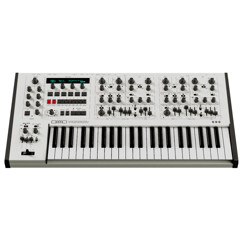 UDO DMNO - 8 Voice Polyphonic Binaural Analog-hybrid Synth - White