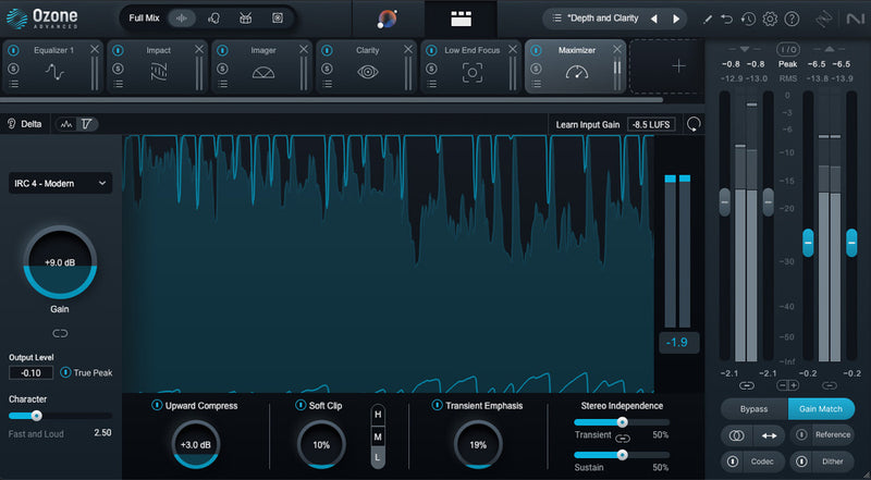 iZotope Ozone 11 Advanced: Upgrade from Ozone 9-10 Standard