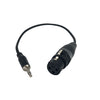 Leaf Audio XLR Female To 3.5mm Jack Cable 0.35m