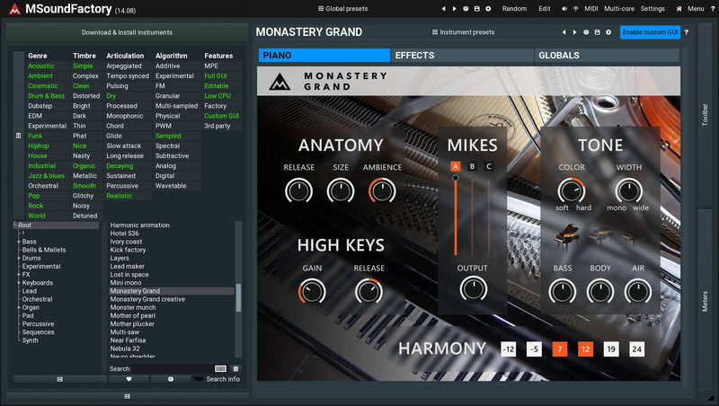 Melda MSoundFactory - Modular Instrument