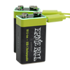 Ernie Ball USB-C Rechargeable 9v Battery by Paleblue 2-pack
