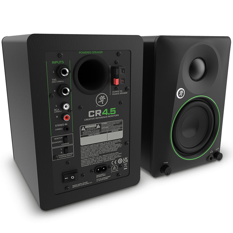 Mackie CR4.5 - Pair 4.5in Powered Studio Monitors