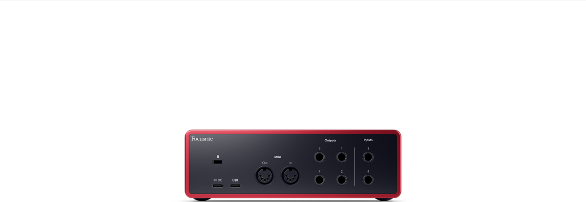(美品)Focusrite Scarlett 4i4 (Gen.3) Focusrite - Scarlett 4i4 3rd Gen Audio Interface - Nantel