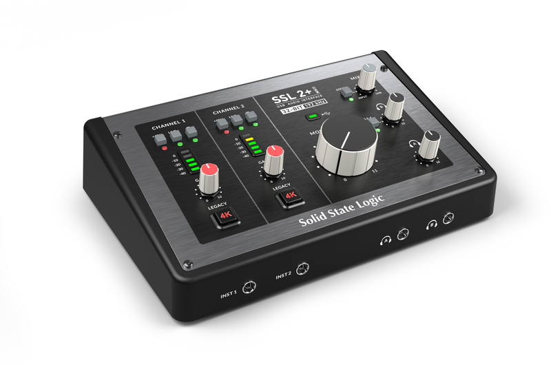 Solid State Logic SSL2+Mk2- 2-In/4-Out USB-C Audio Interface