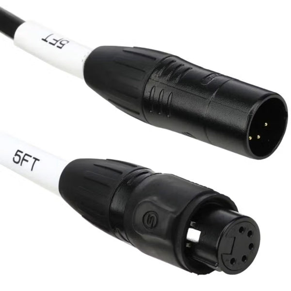 Chauvet DJ IP Rated 5-Pin DMX Cable 5ft