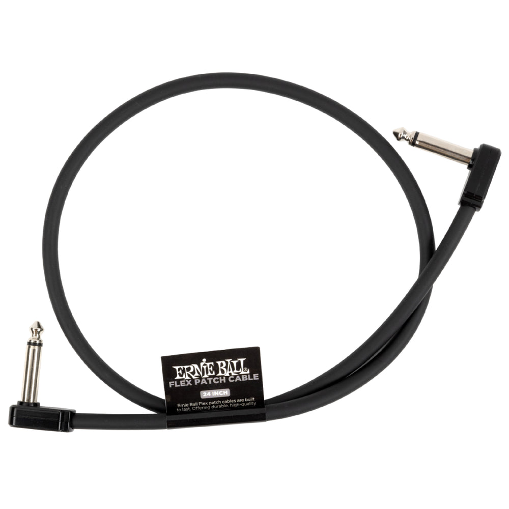 Ernie Ball 6442EB Flex Patch Cable 24in - Black