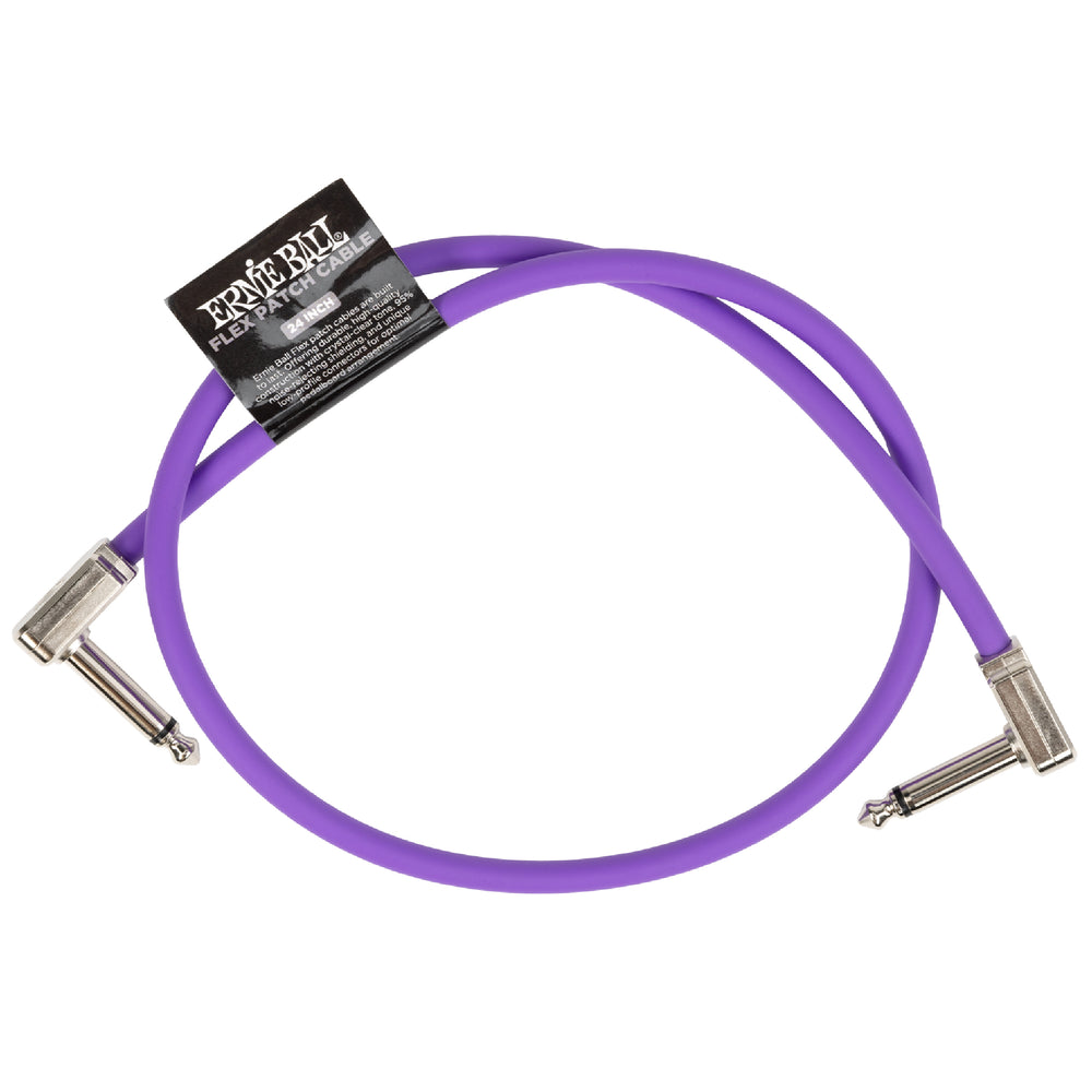 Câble de raccordement Ernie Ball 6450EB Flex Patch 60 cm - Violet