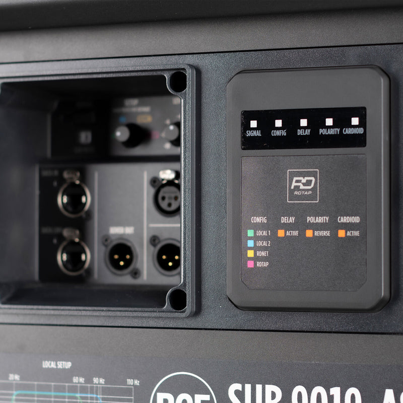 RCF RCF-SUB 9019-AS 19 Inch Active Subwoofer, Tight Response