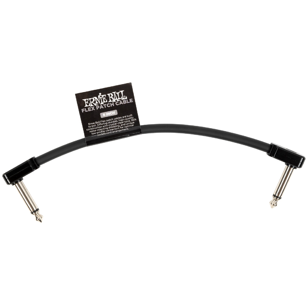 Ernie Ball 6439EB Câble de raccordement flexible 15 cm - Noir