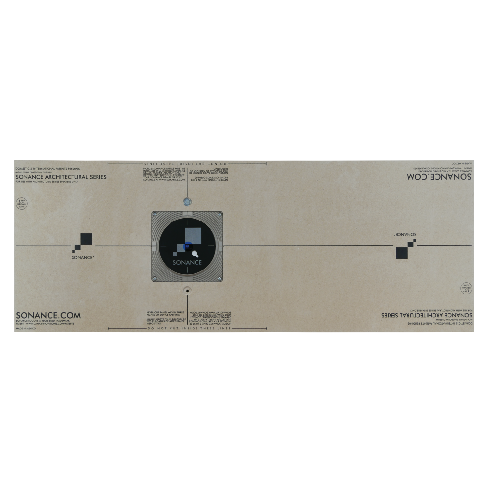 Sonance Thinline Round Gypsum Mounting Platform 1/2in