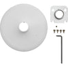 Kit de montage sur poteau Shure A901W-R-PM-1,5 po 1/5 po MXA901-blanc