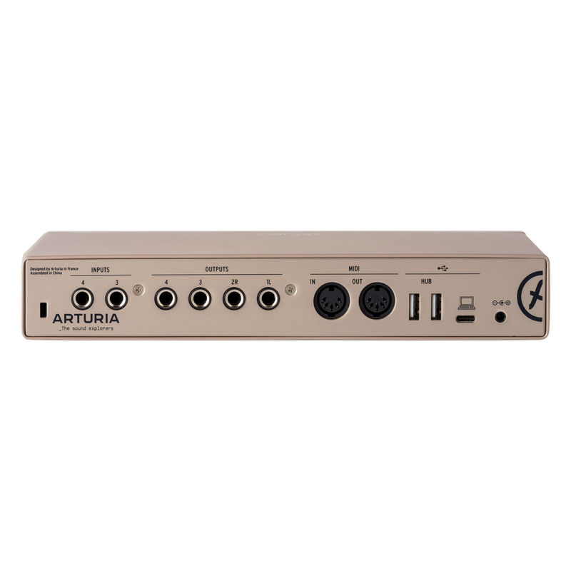 Arturia Minifuse 4 USB-C Audio Interface - Champagne