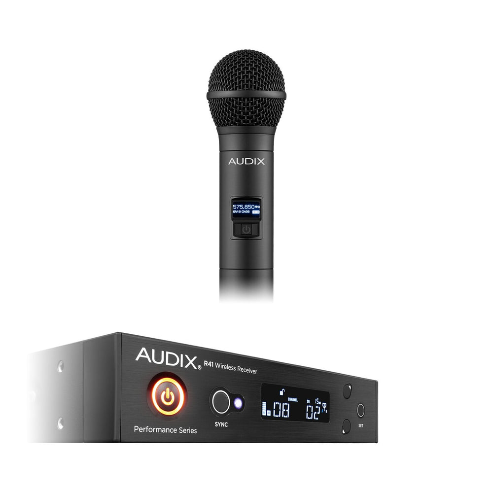 Système de microphone sans fil Audix AP41OM2L10A, fréquence A, R41, RX OM2