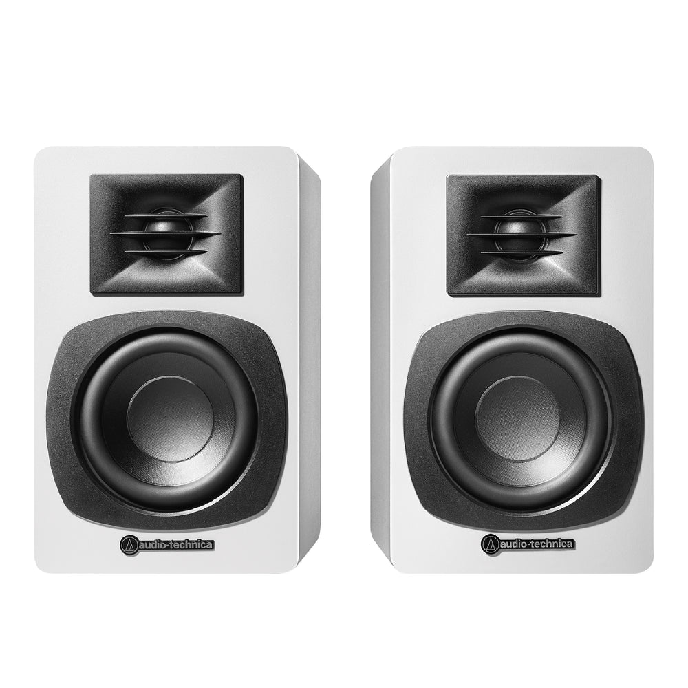 Audio Technica AT-SP3XWH Bluetooth Bookshelf Speakers White