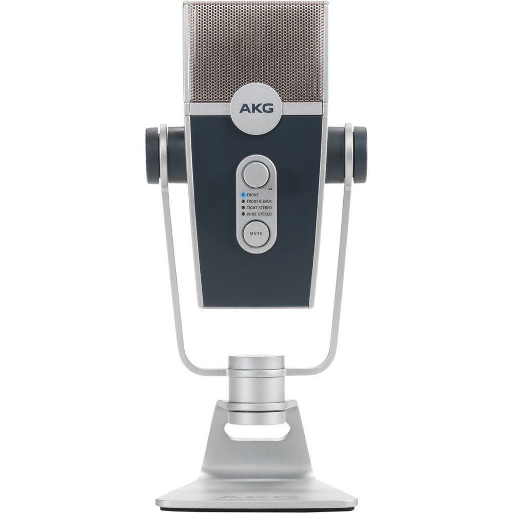 Microphone à condensateur USB multidirectivité AKG C44-USB Lyra