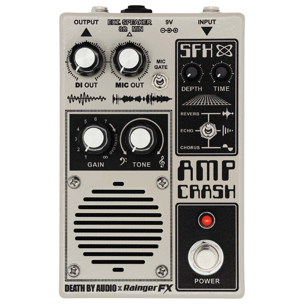 Death By Audio Amp Crash Speaker, Mic, Amp & Multi-fx Pedal