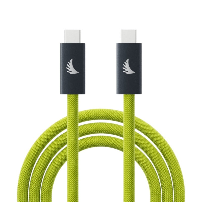 Angelbird USB-C 3.2 Solid Flex Tether Cable Lime 14.8ft