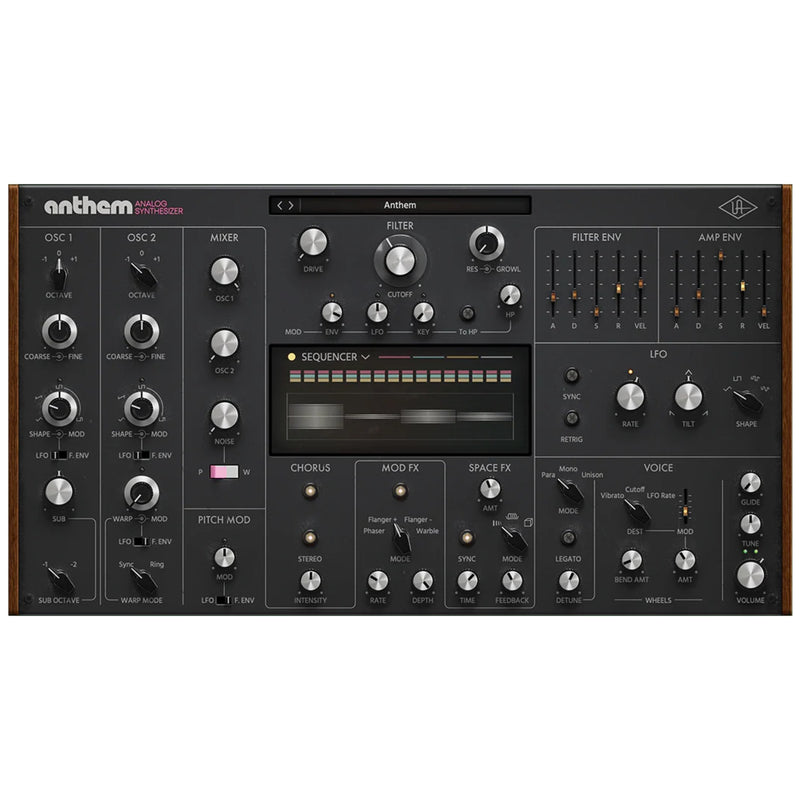 UAD Anthem Analog Synthesizer