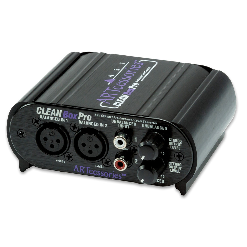 Art Pro Audio CLEANBOXPRO Pro Dual Channel Level Converter