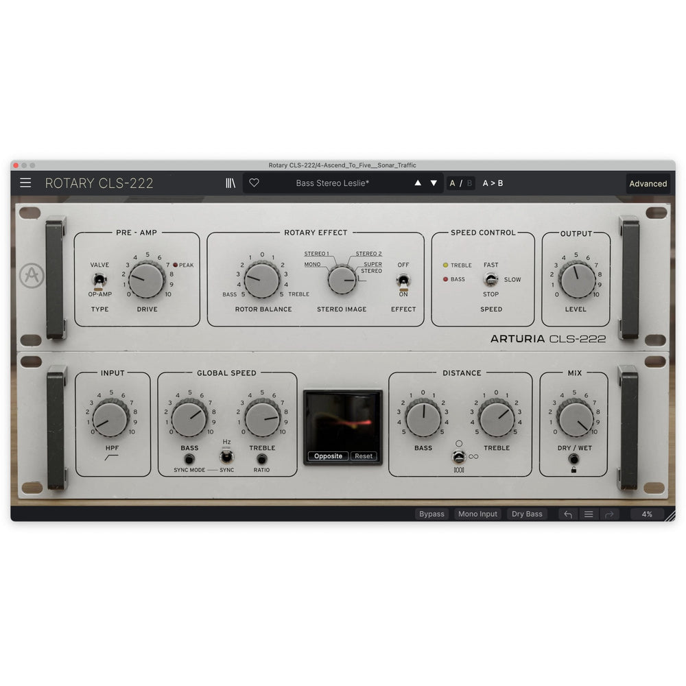 Arturia Rotary CLS-222 | Revolving stereo motion