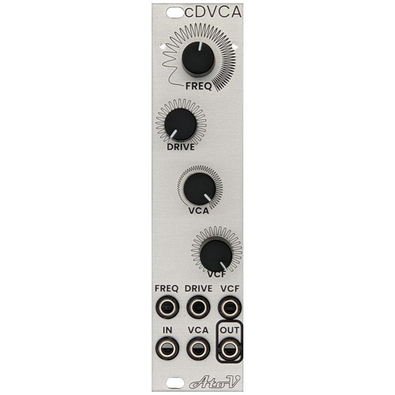 AtoVProject cDVCA VCA/Waveshaper/Filter/Distortion Silver