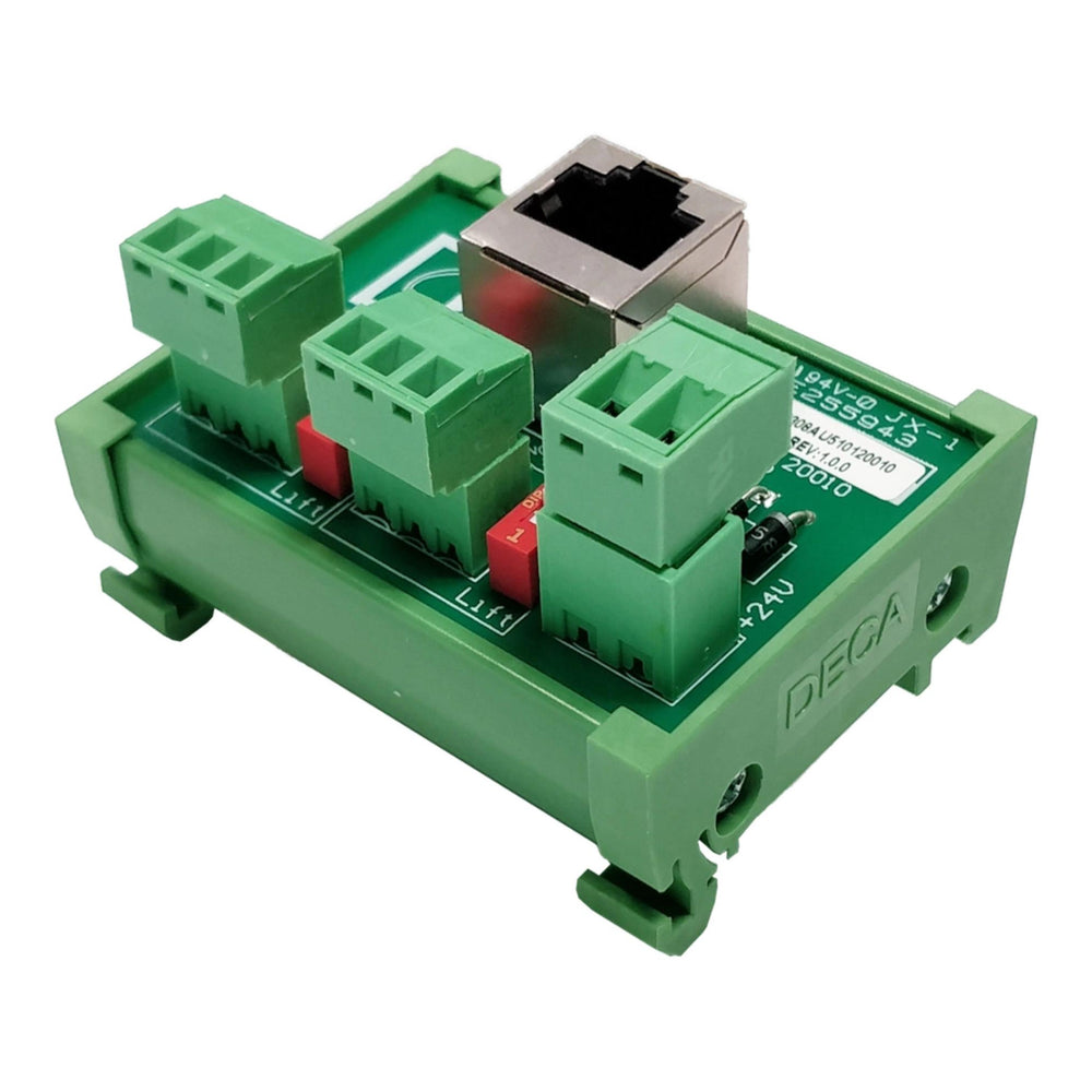 Audac ARJ12P RJ45 To Dual 3-Pin Terminal Block Box