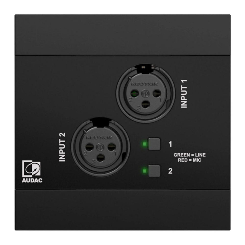 Audac NWP220/B - Network Input Panel