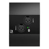 Audac NWP220US Dante PoE 2 XLR Bluetooth Input Panel Black