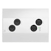 Audac NWP222US Dante 2 XLR In 2 Out Bluetooth Panel White