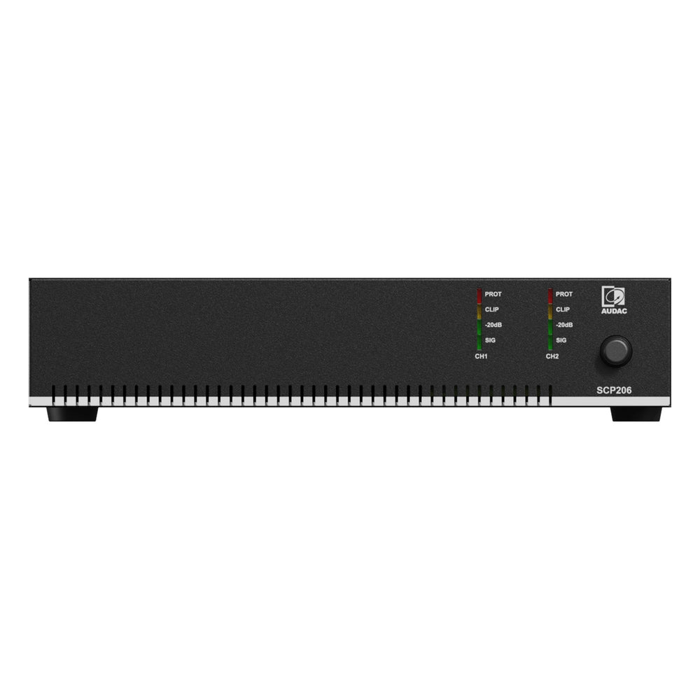 Audac SCP206 Power Amplifier 2X60W 120W 70/100V