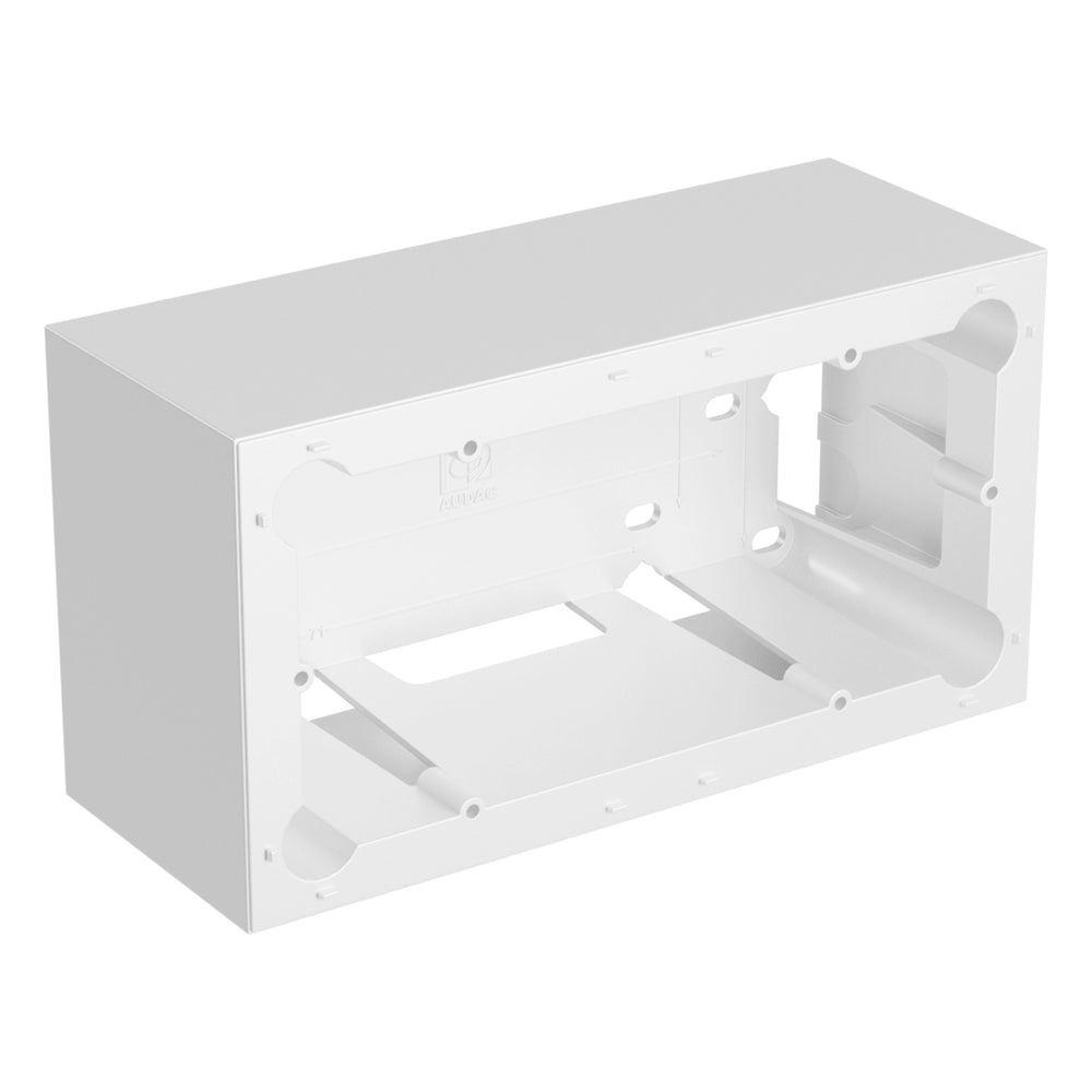 Audac WB220 151X80mm Surface Mount Wall Box White