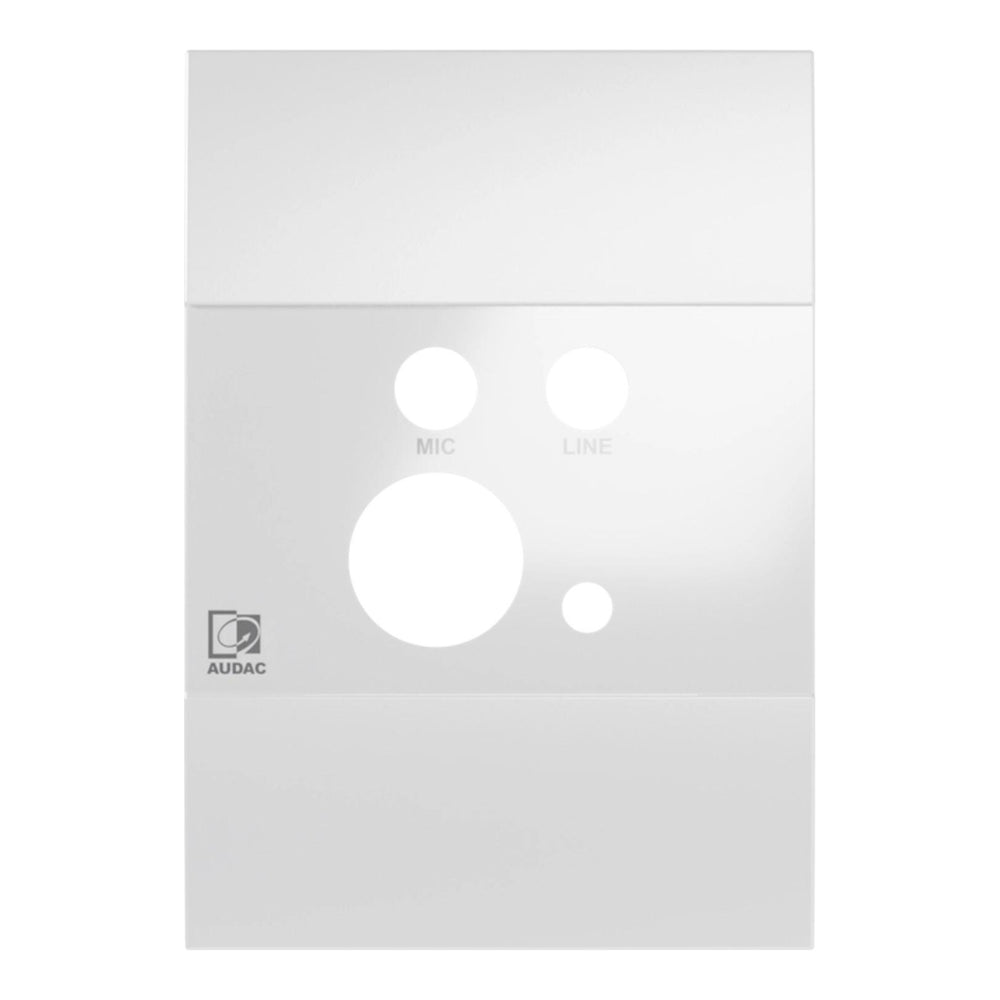 Audac WP210US Microphone Line Wall Panel US White